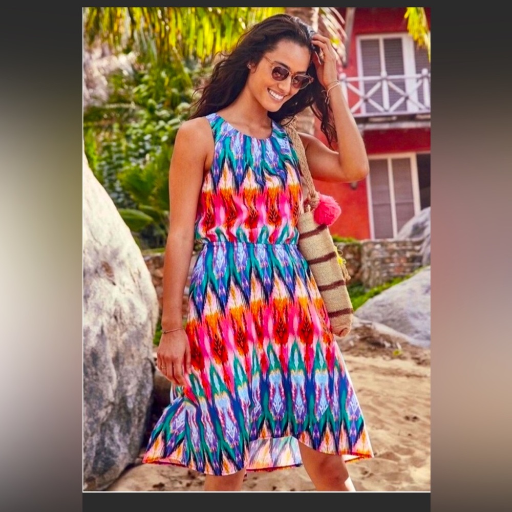 Athleta Martinique Tassel Tie Dress